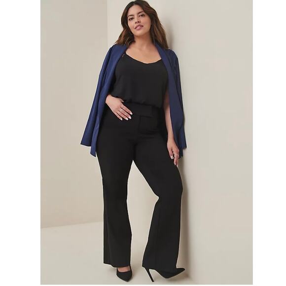 TORRID Swing Black Chiffon Cami Top Sz 2 - Picture 3 of 10